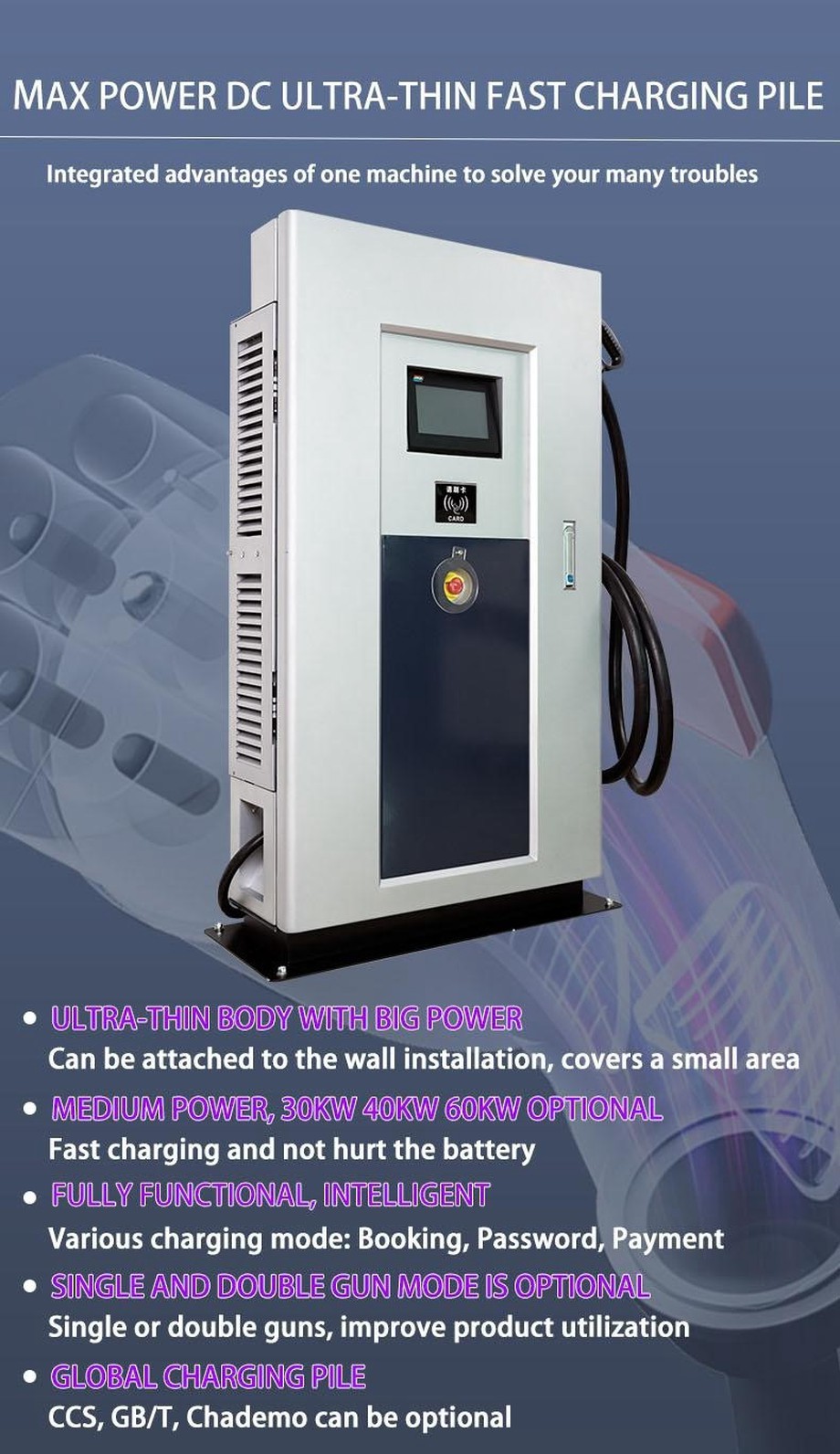 gbt ccs chademo dc fast ev charger 30kw gbt ccs chademo dc fast ev charger 30kw