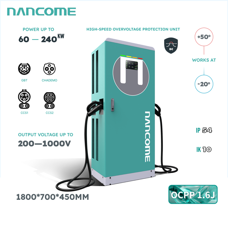 Dc Fast Ev Charger With Ocpp